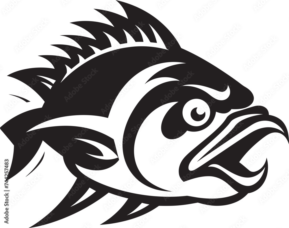 Vector Venom Feared Mascot Icon Vector Spectral Swim Black Vector Fish Graphics Vector Venom Feared Mascot Icon Vector Spectral Swim Black Vector Fish Graphics