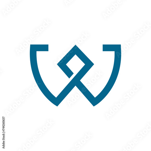 Free Download Monogram W design vector logo. Monogram initial letter mark W logo design. Monogram design vector logo. Monogram initial letter mark W logo design. Simple W monogram. Monogram W design logo - GFXLoad