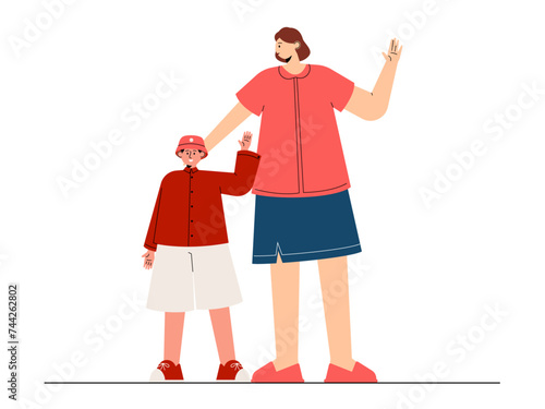 Social diversity vector illustration.