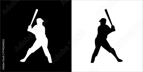 Illustration vector graphics of baseball icon