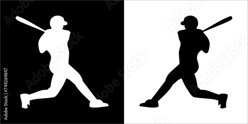 Illustration vector graphics of baseball icon