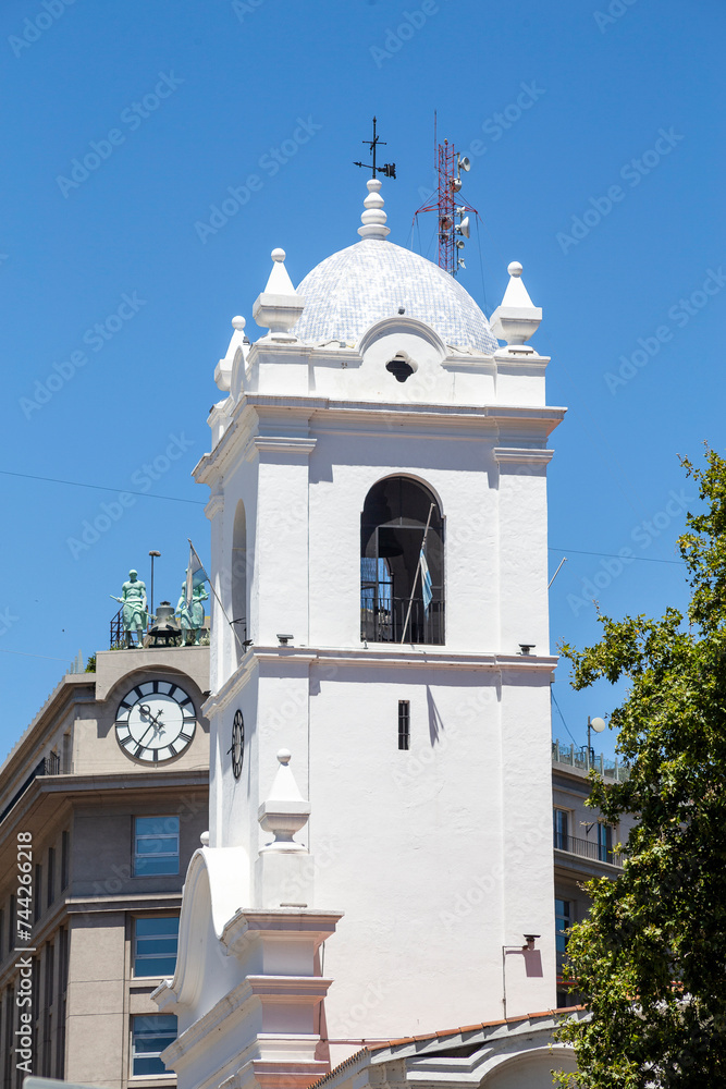 Fototapeta premium In May square, was the town hall of Buenos Aires 1580-1821, now is National Historical Museum