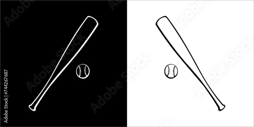 Illustration vector graphics of baseball icon