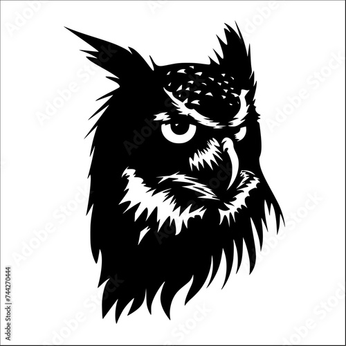 owl head silhouette