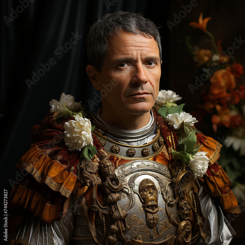 Image of the Roman emperor Julius Caesar