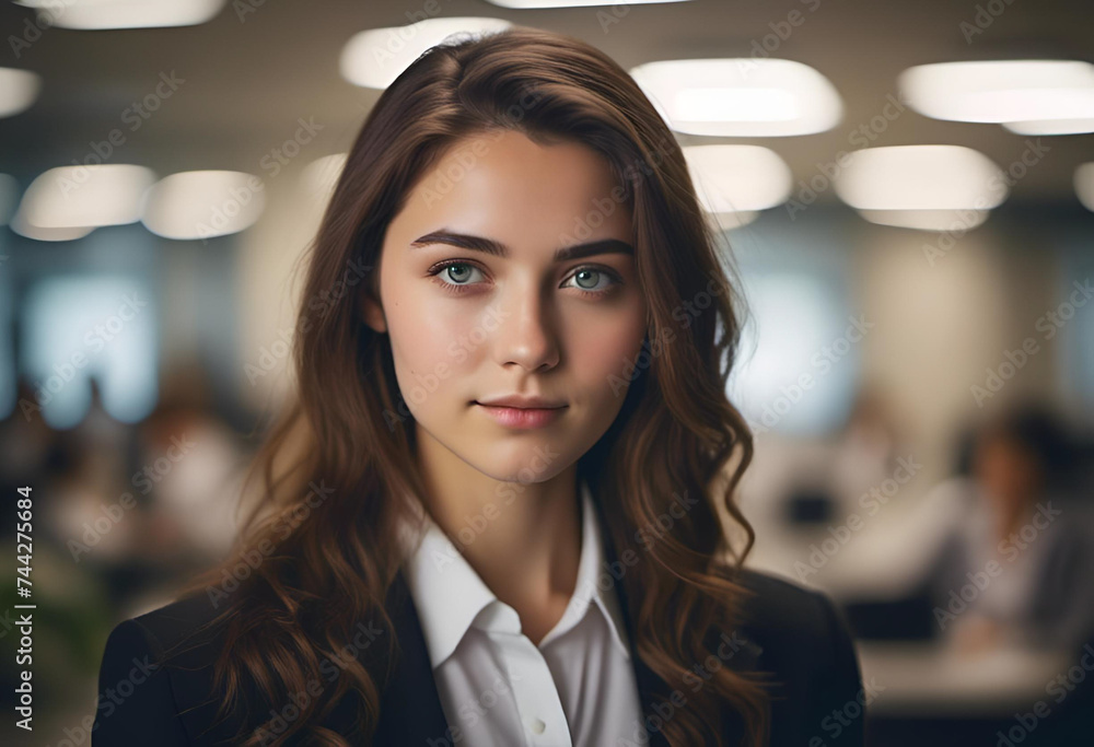 Attractive Young Beautiful Business Woman, Good Looking Confidence Woman Attractive Young Beautiful Business Woman, Good Looking Confidence Woman