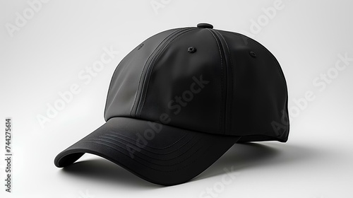 Black cap on black background for mockup