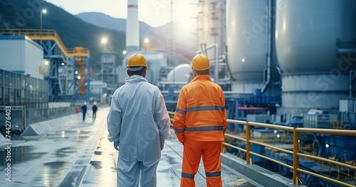 Professional Workers and Their Crucial Tasks within the Nuclear Plant photo