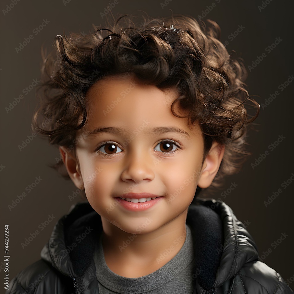Portrait of a Mexican Latino boy smiling at the camera Portrait of a Mexican Latino boy smiling at the camera