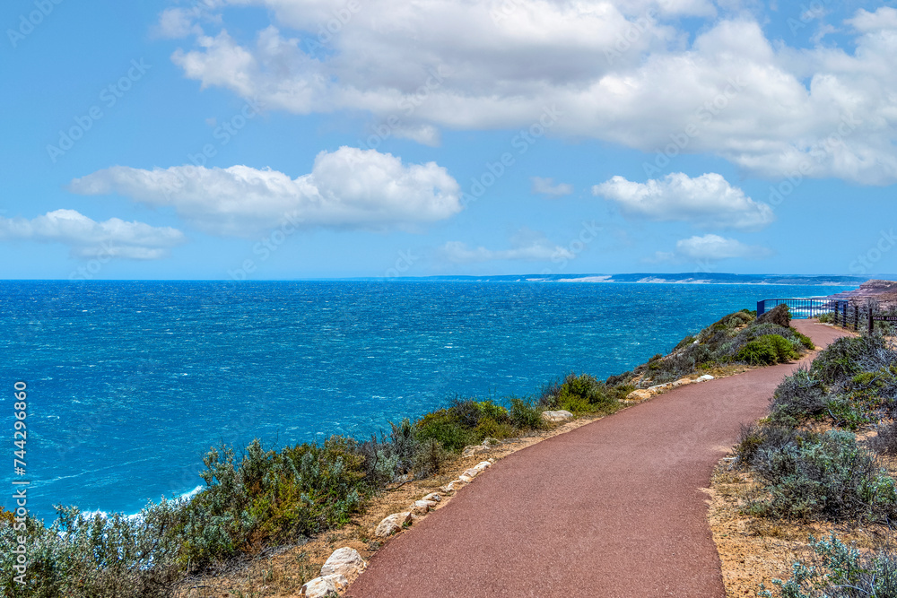 Pot Alley in Kalbarri National Park in Western Australia viewed from Eagle Gorge Lookout