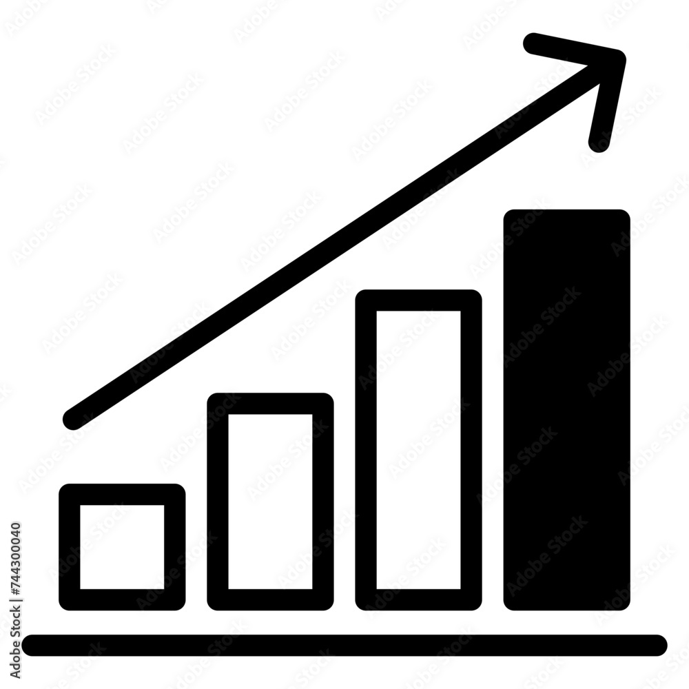 increase icon, growing icon increase icon, growing icon