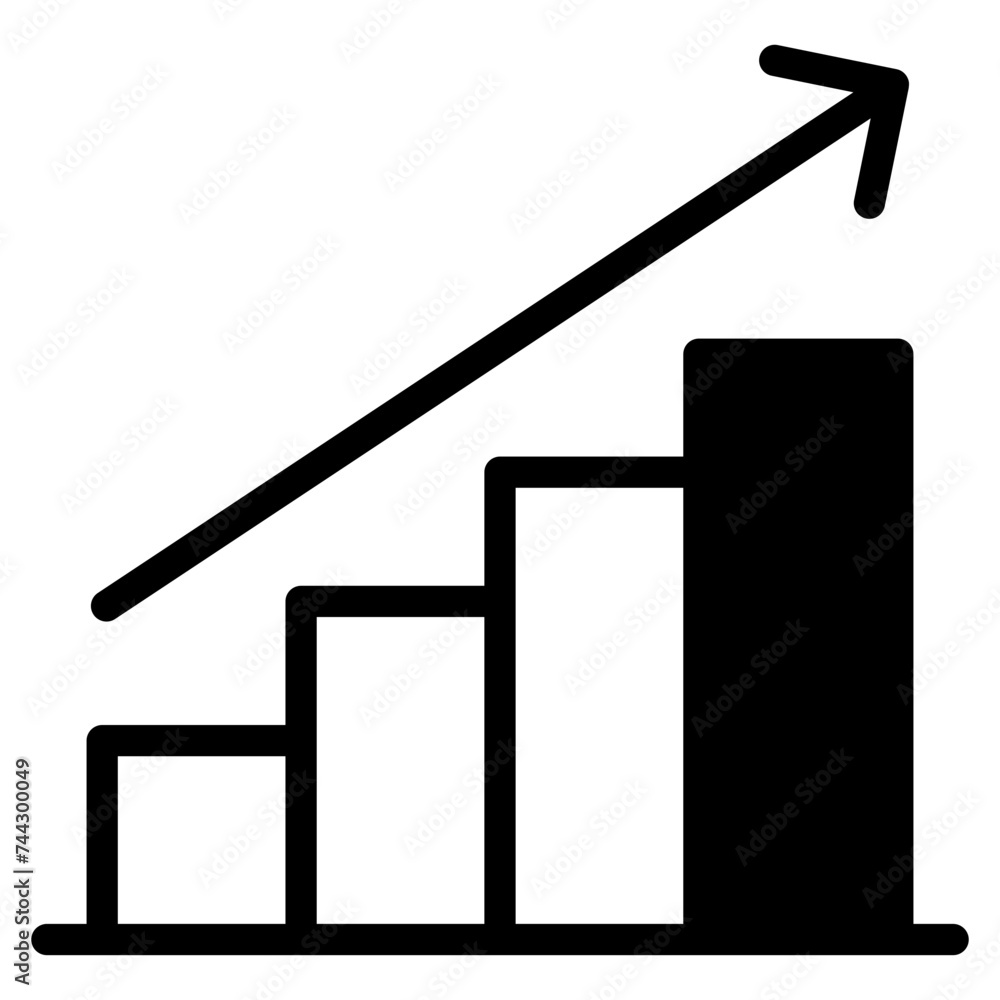 increase icon, growing icon increase icon, growing icon