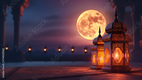 Ramadan month and its blessings, illustration special background