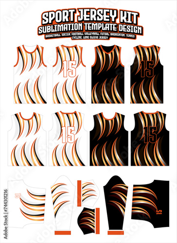 claws curves gradient Jersey Apparel Sports Wear print pattern