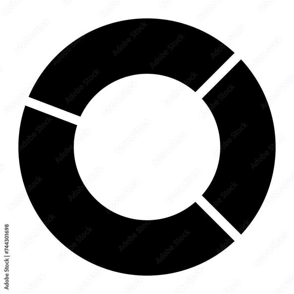 Statistical pie chart / piechart icon Statistical pie chart / piechart icon