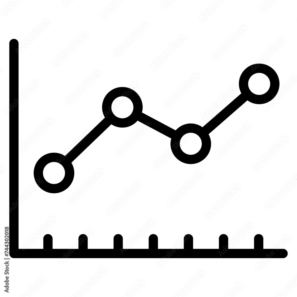 line graph icon line graph icon