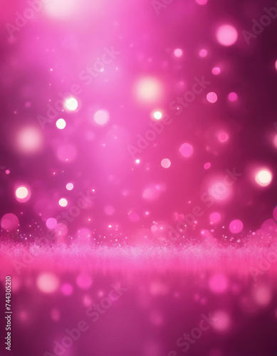 beautiful pink bokeh light effect design