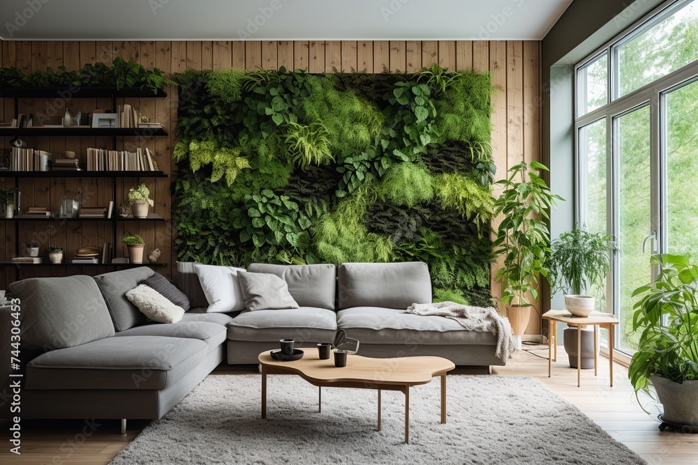 Nordic Home Biophilic Design: Green Wall Panels for Tranquil Interiors