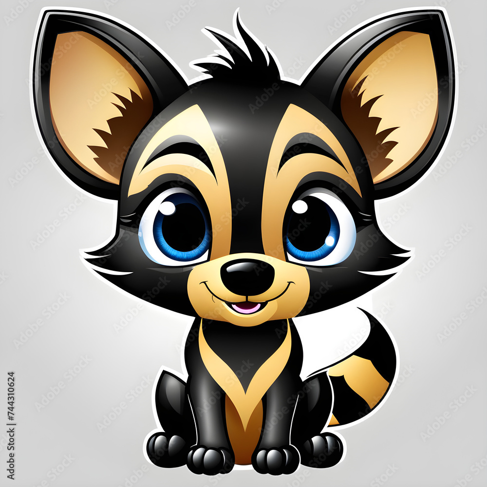 Enchanting Hyena Cubs: Capturing the Charisma of Adorable Expressions.(Generative AI) Enchanting Hyena Cubs: Capturing the Charisma of Adorable Expressions.(Generative AI)