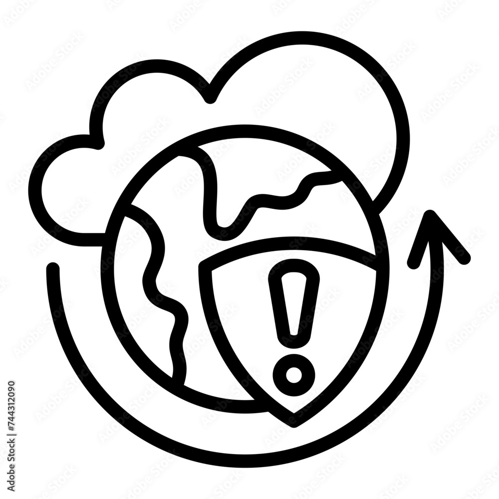 Climate Change Mitigation Icon Climate Change Mitigation Icon