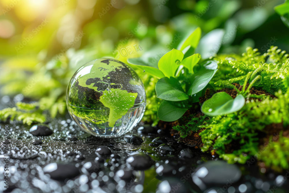 New Year 2024 green recycling and save our planet and earth environment New Year 2024 green recycling and save our planet and earth environment
