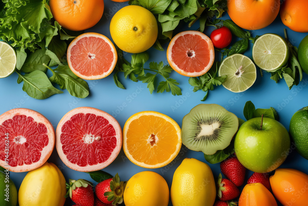 Healthy life. Composition of fruits and vegetables Healthy life. Composition of fruits and vegetables