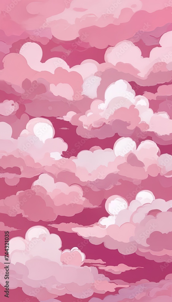 abstract background pink clouds in the sky or pink sky and clouds or pink sky with clouds 