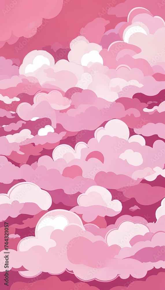 abstract background pink clouds in the sky or pink sky and clouds or pink sky with clouds 