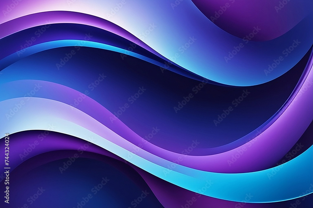 Obraz premium Abstract purple wave background