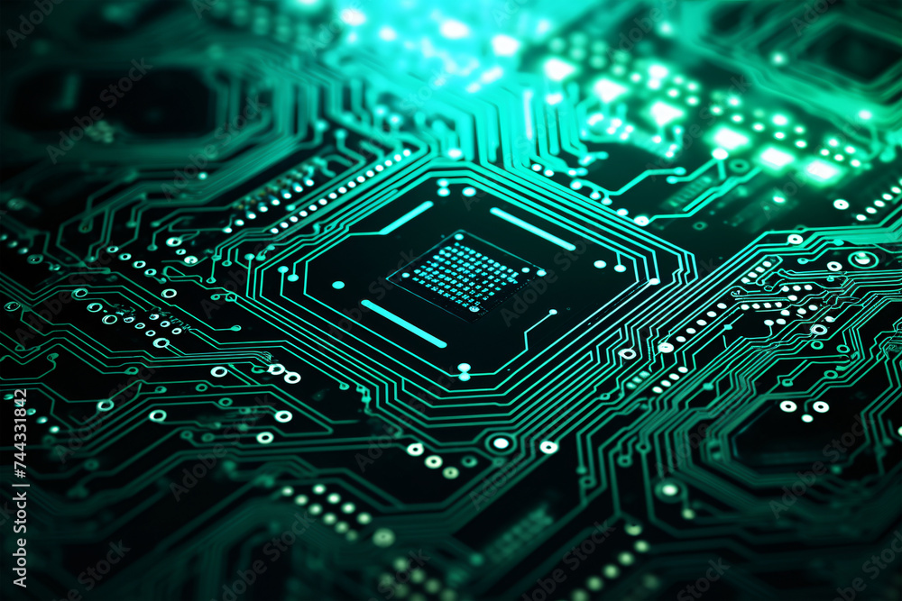 Printed circuit as background Printed circuit as background