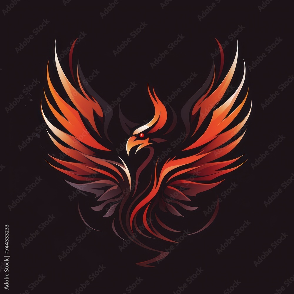 dancing phoenix logo dancing phoenix logo