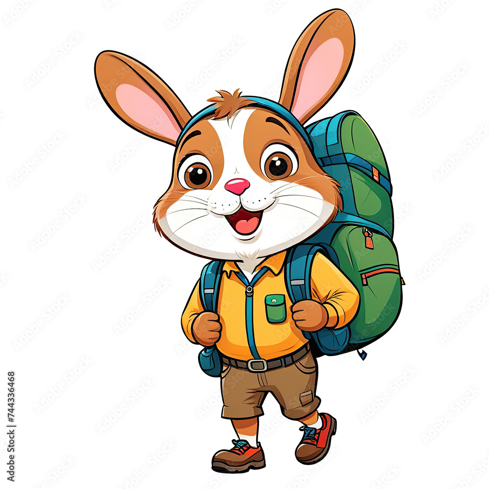 Bunny Exploration A Cute Venture into Nature Bunny Exploration A Cute Venture into Nature
