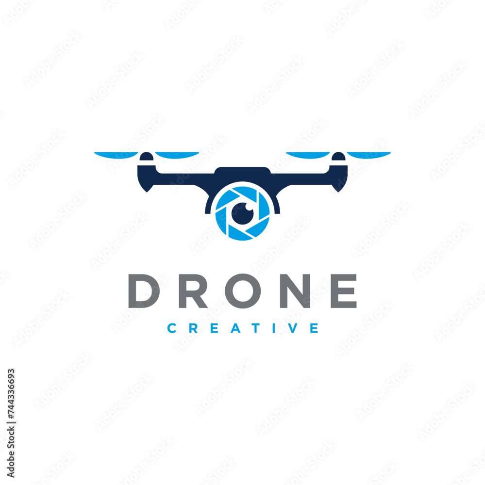 modern logo drone tamplate
