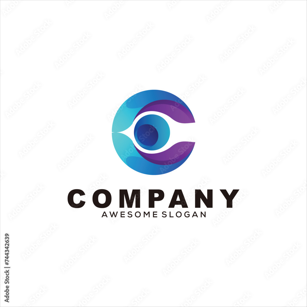 letter o logo gradient colorful letter o logo gradient colorful