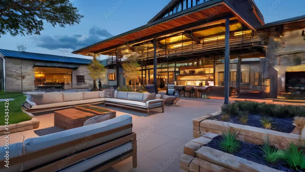 Open patio, comfortable outdoor furniture, covered dining area, surrounding natural landscape
Open patio, comfortable outdoor furniture, covered dining area, surrounding natural landscape