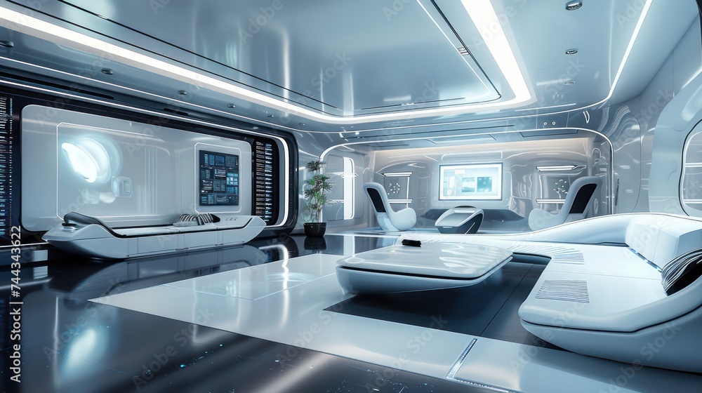 Futuristic Sci-Fi interior Futuristic Sci-Fi interior