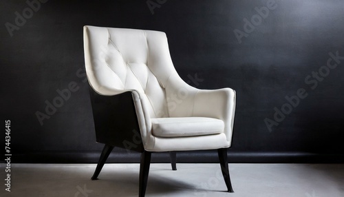 leather armchair with background