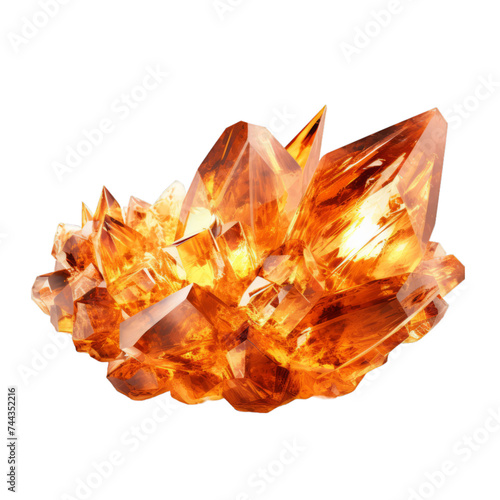 Amber Crystals for Warm and Rich Design Themes