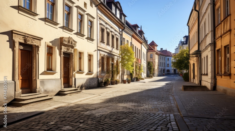 street in the town