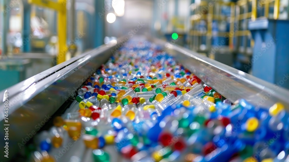 custom made wallpaper toronto digitalA closeup of a conveyor belt shows plastic products being carefully sorted and checked for any flaws before being packaged and shipped.
