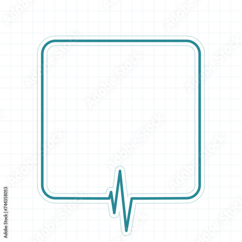 modern health care frame background with blank space