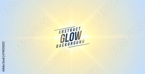 abstract glowing sunburst flare background with light effect