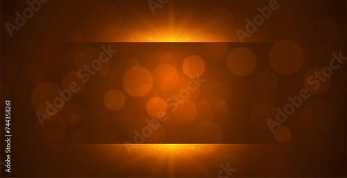 eye catching bokeh backdrop with shiny light effect