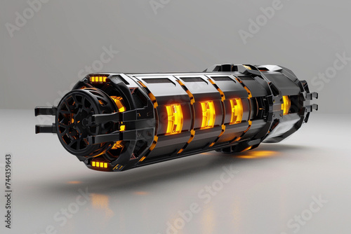3d render of a multi frequency shield disruptor for breaching defenses photo