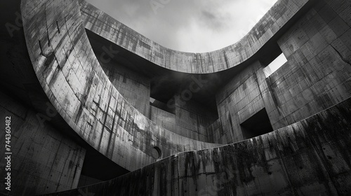 A captivating architectural marvel inspired by the haunting atmospheres of Japanese horror classics. photo