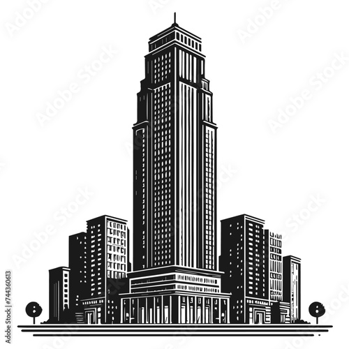 city skyline silhouette vector