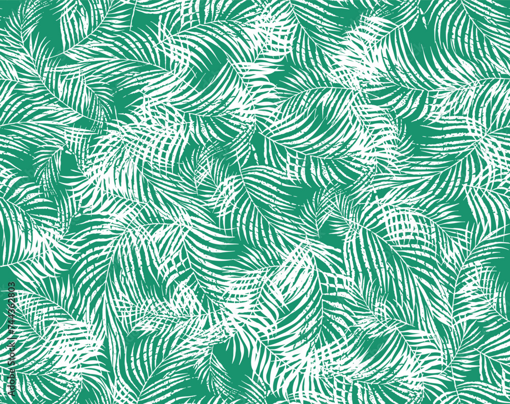 Vector illustration of foliage pattern in graphic style.