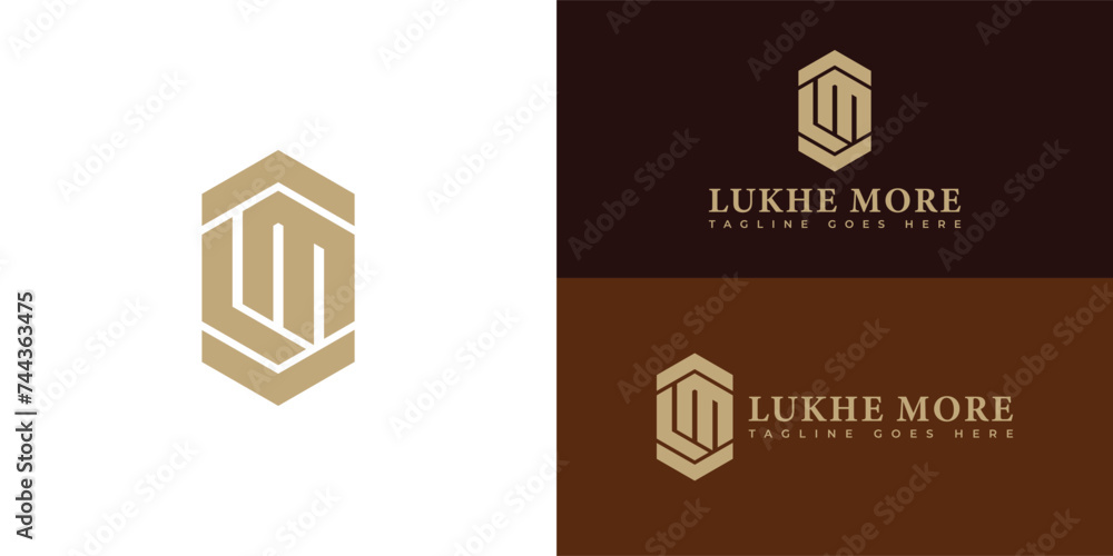 Abstract initial letter LM or ML logo in gold color isolated in multiple white and brown backgrounds applied for law firm company logo also suitable for the brand or company have initial name ML or LM Abstract initial letter LM or ML logo in gold color isolated in multiple white and brown backgrounds applied for law firm company logo also suitable for the brand or company have initial name ML or LM