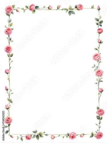 floral-frame-minimalist-style-watercolor-illustration-no-background-trending-on-artstation-shar © HYOJEONG