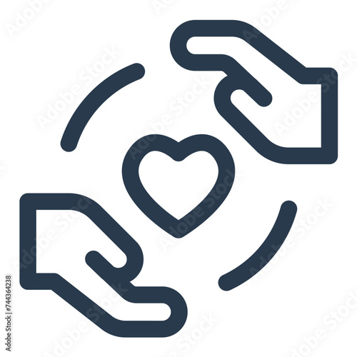 Empathetic Connections for Women's Day Vector Icon Illustration